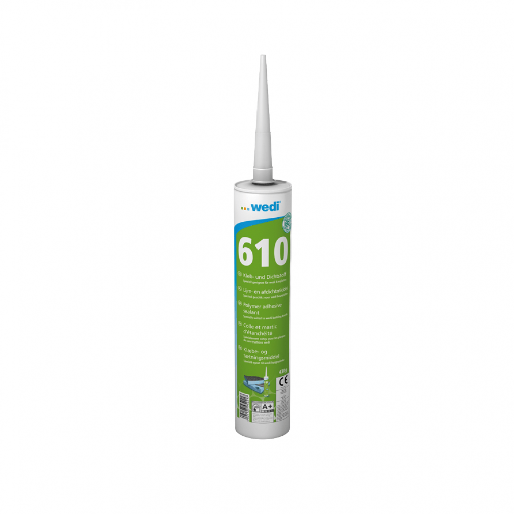 Wedi 610 - lijm- en afdichtmiddel - 310 ml