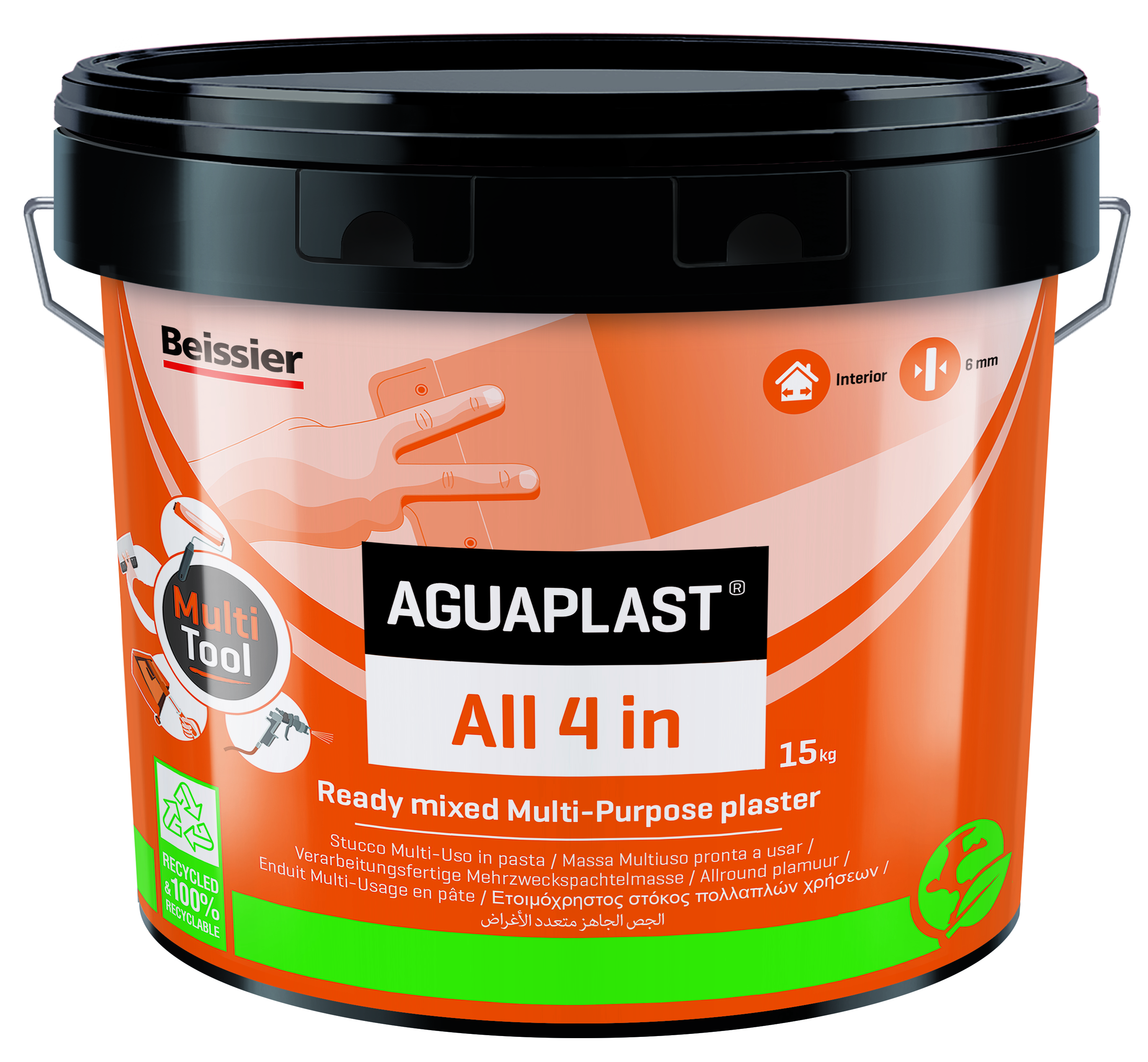 Aguaplast - ALL 4 IN - universele plamuur - 15 kg