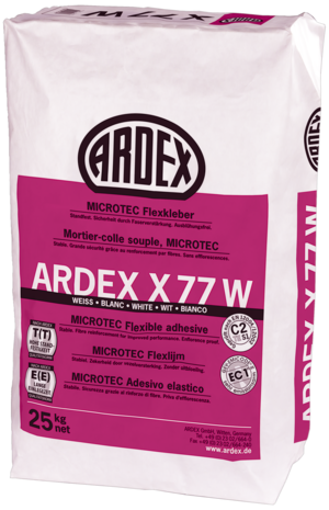 Ardex X77 W - Microtec flexlijm - wit - 25 kg