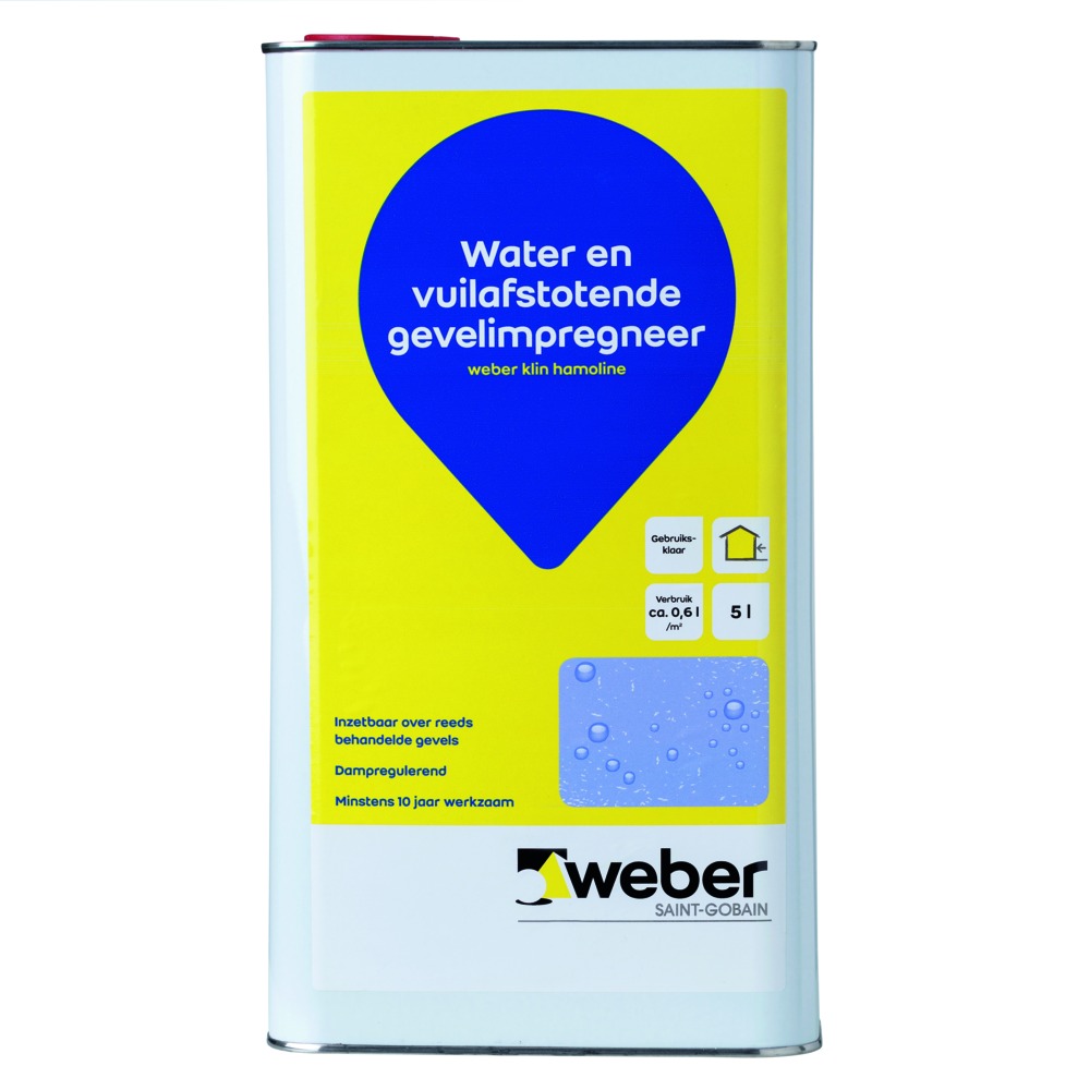 Weberklin hamoline - gevel impregneer - 5 L