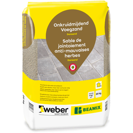 Beamix Dansand 850 - onkruidmijdend voegzand - 20 kg