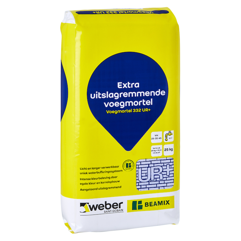 Beamix Voegmortel UR+ 332-2735 donkergrijs 25 kg .