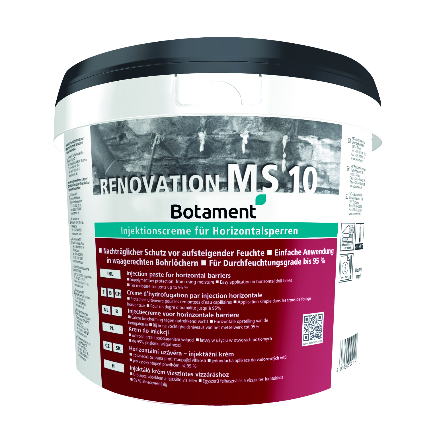 Botament MS10 - Optrekkend vocht - 1 Kg