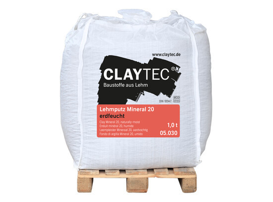Claytec Stuc - Mineraalpleister 20 - 1000kg